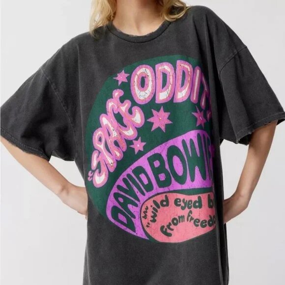 Urban Outfitters Tops - David Bowie Urban Outfitters Space Oddity Black Graphic Band Shirt - XL